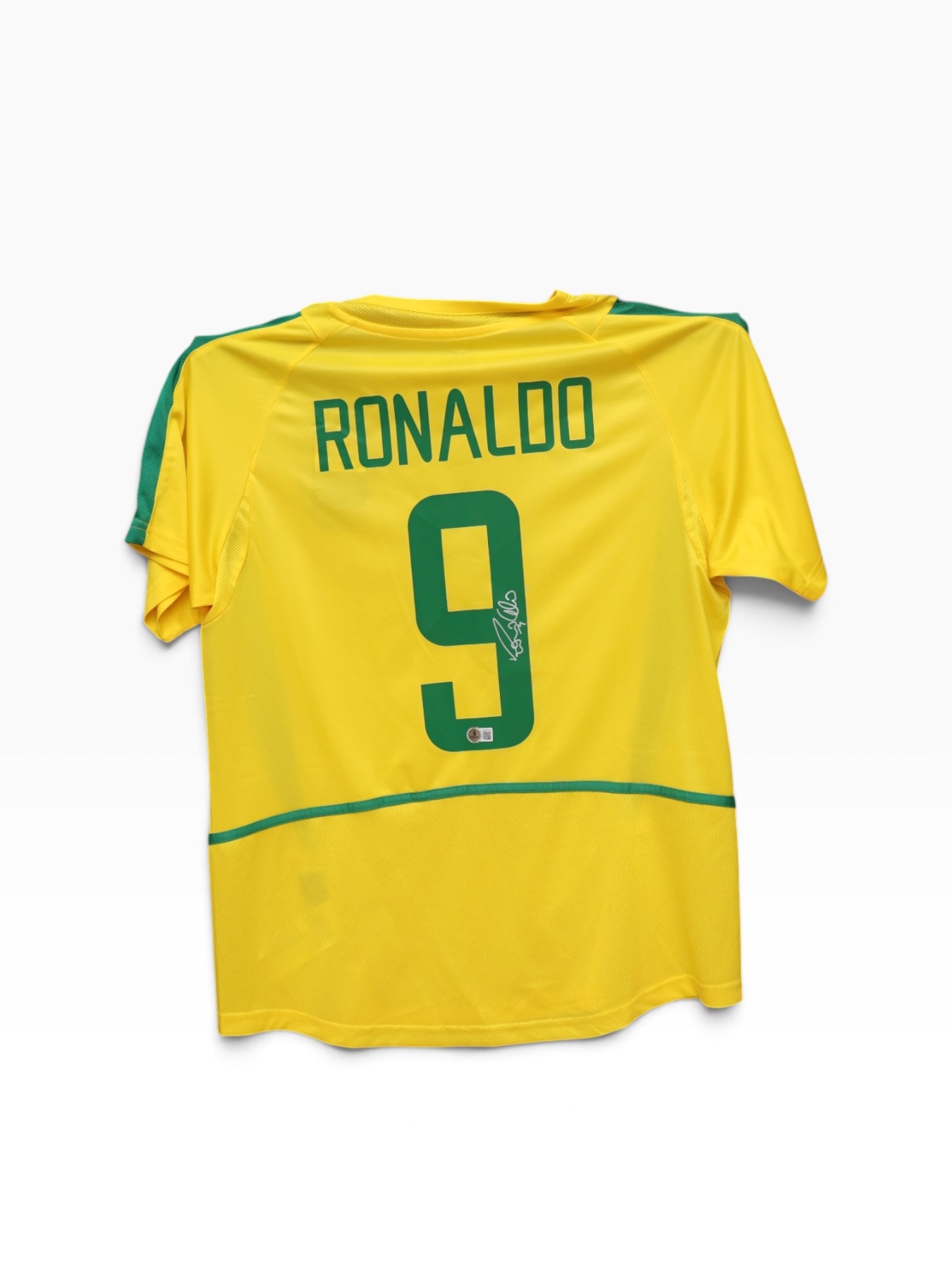 Jersey Ronaldo Brasil Autografiado